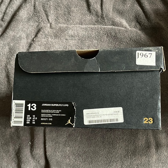 Jordan Super.Fly 5 PO size 13, black - Picture 6 of 6